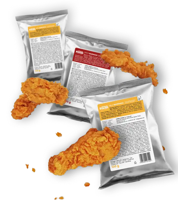 produttore di panatura croccante per pollo per la ristorazione