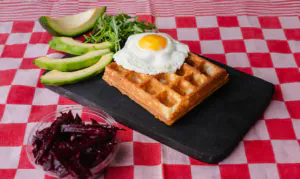 waffle Waffle salati per colazione