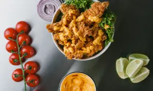 il pollo fritto impanato Approfitta dell'offerta Holly Powder